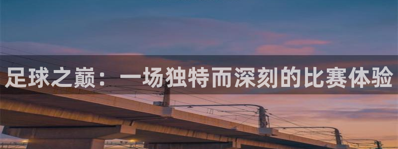  emc易倍官网登录网址：足球之巅：一场独特而深刻的比赛体验