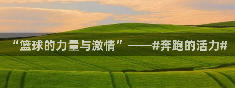 易倍emc体育官网入口：“篮球的力量与激情”——#奔跑的活力