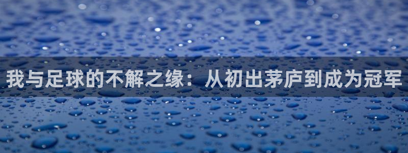  emc32软件：我与足球的不解之缘：从初出茅庐到成为冠军
